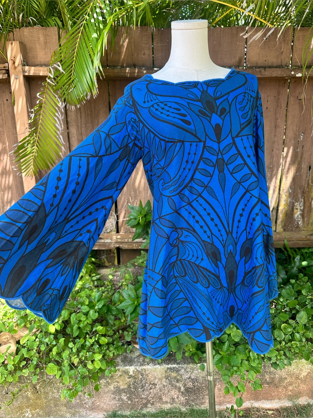 FARM Rio Kimono Sleeve Open-Back Mini Dress Size S - Picture 4 of 12